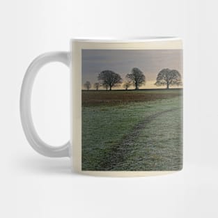 Winter Scene, near Droxford, Hampshire Mug